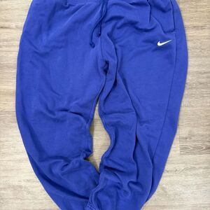 Nike Men's Purple and White Joggers-tracksuits